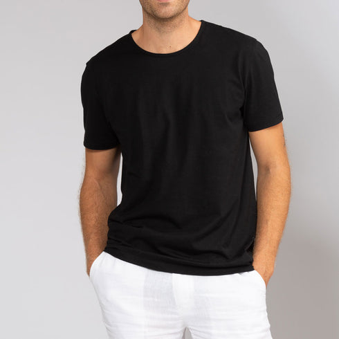 Martinique – Round neck t-shirt Lovina Beach Black